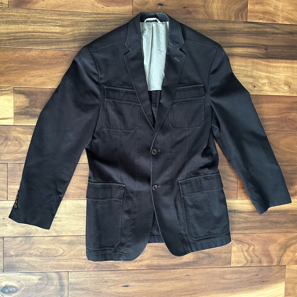 Calvin Klein Chocolate Brown Sports Coat size 38R